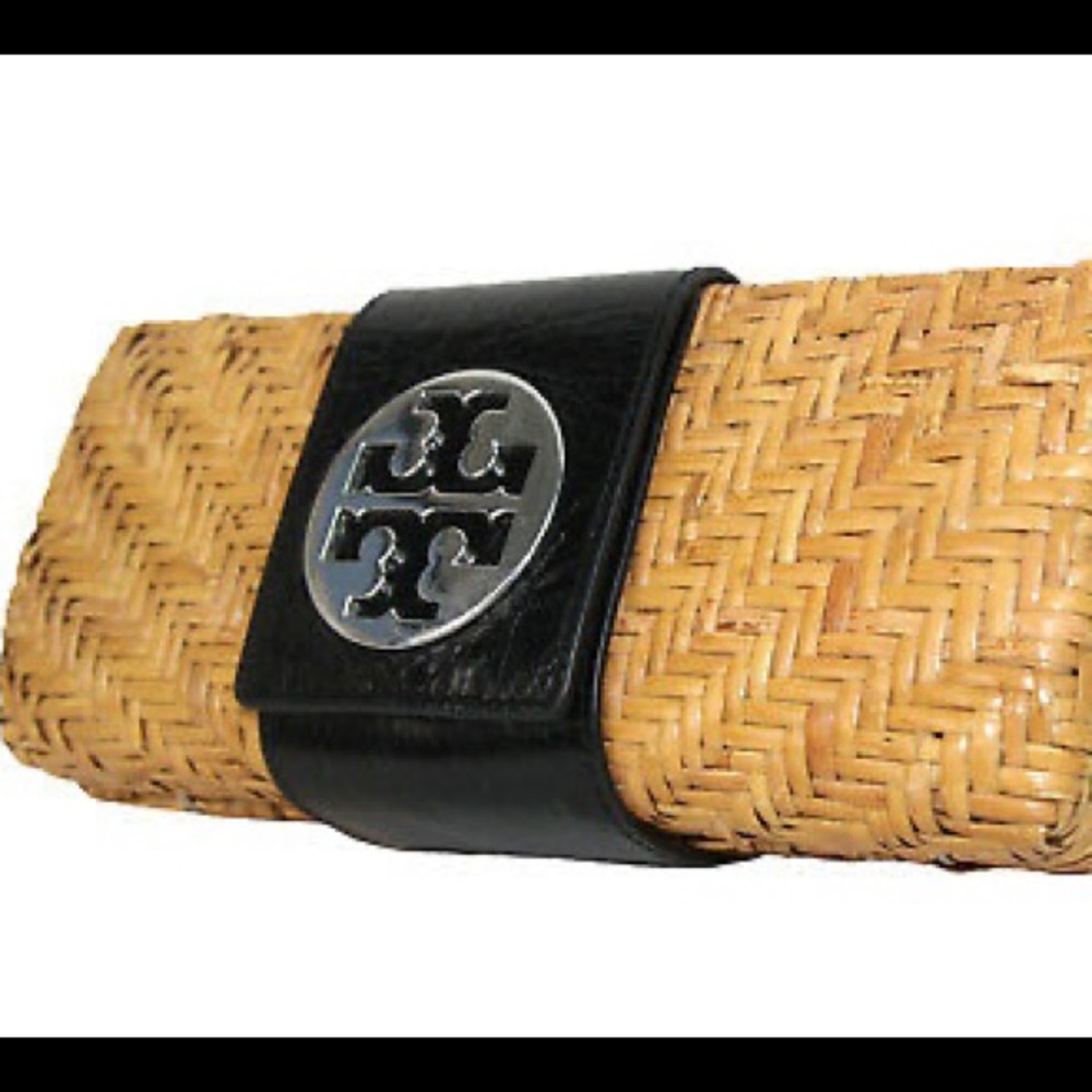 Tory Burch Vivian Rattan Clutch